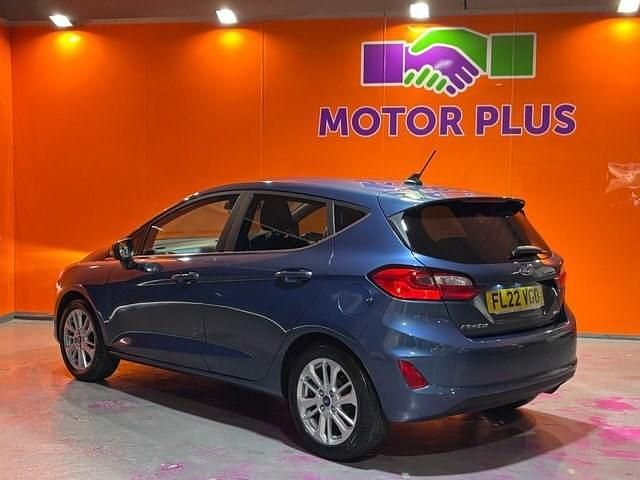 Used Ford Fiesta Titanium 125 HP (91 kW) 2022 Blue Hatchback