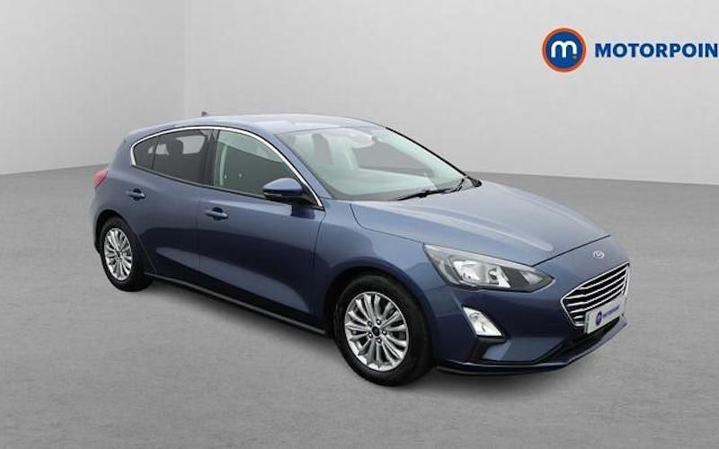 Used Ford Focus Titanium 125 HP (91 kW) 2019 Blue Hatchback
