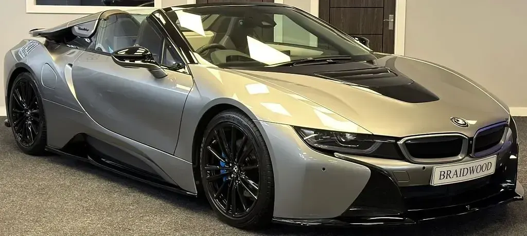 Used BMW i8 Comfort Edition 374 HP (275 kW) 2018 Grey Cabriolet