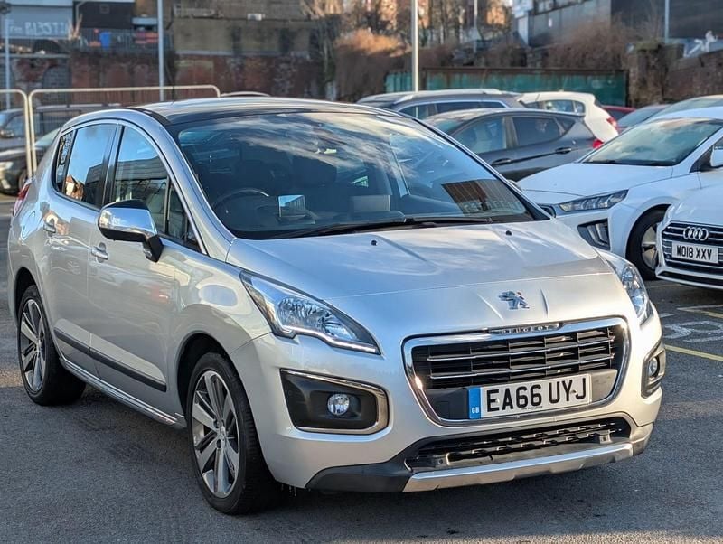 Silver Used 2016 Peugeot 3008 Allure Hatchback | £7,399 (Good price) - Image 1/4