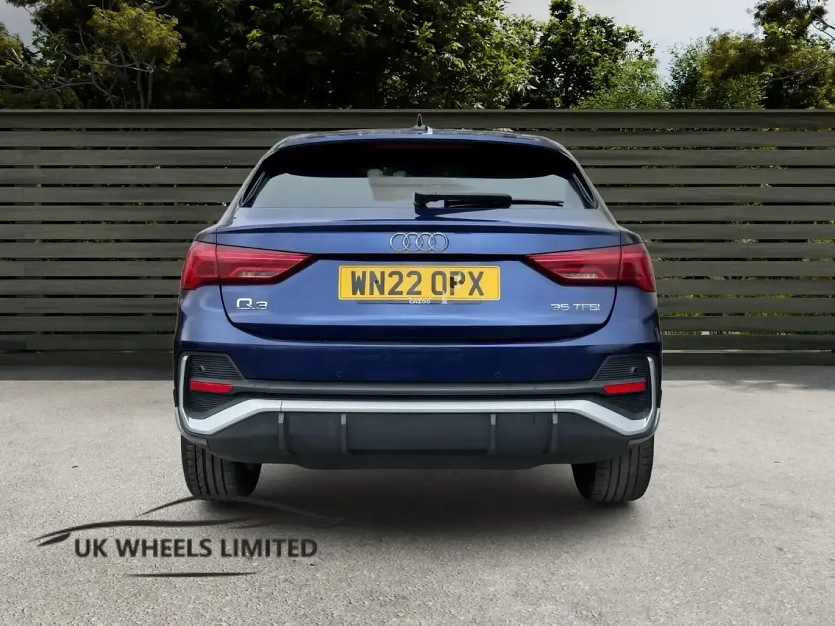 Used Audi Q3 Sportback S-Line 150 HP (110 kW) 2022 Blue SUV