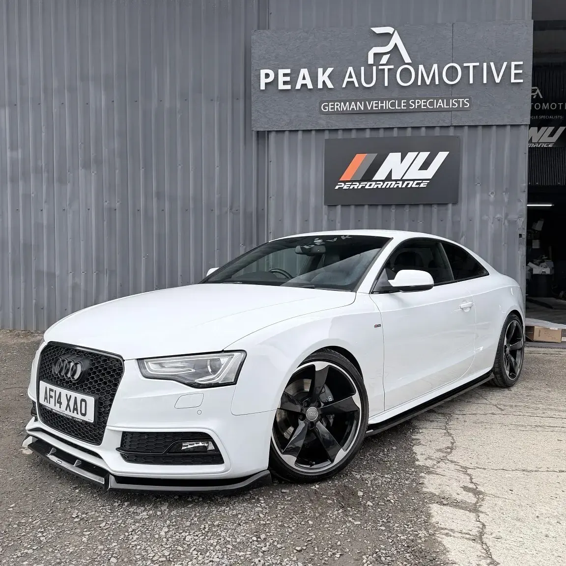 Used Audi A5 Black Edition 245 HP (180 kW) 2014 White Coupe