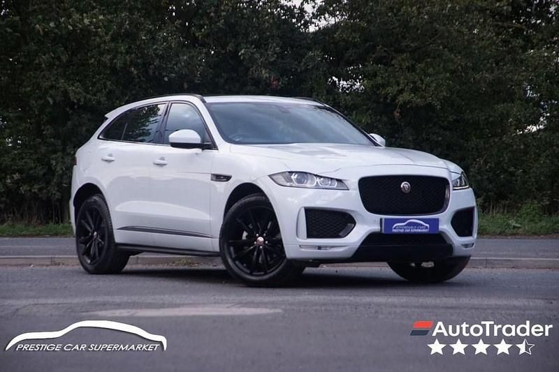 White Used 2019 Jaguar F-Pace Chequered Flag SUV | £18,999 (Fair price) - Image 1/4