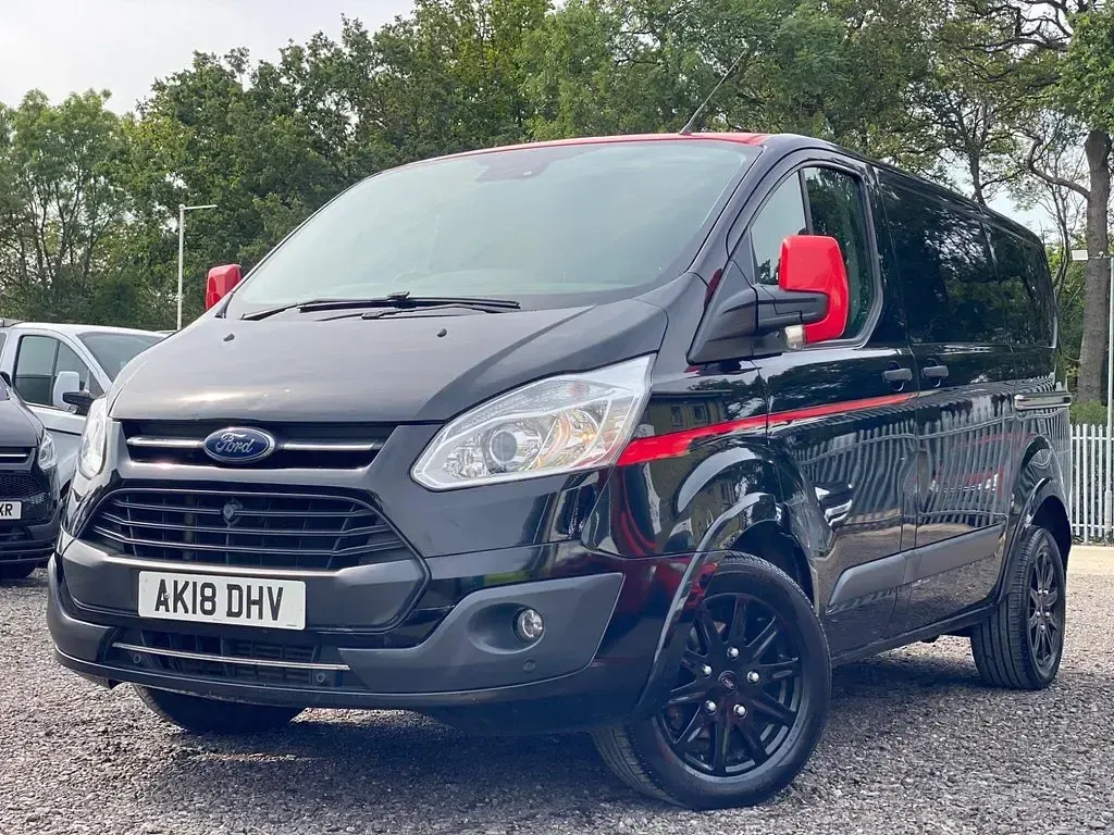 Used Ford Transit Custom Trend 170 HP (125 kW) 2018 Black Van