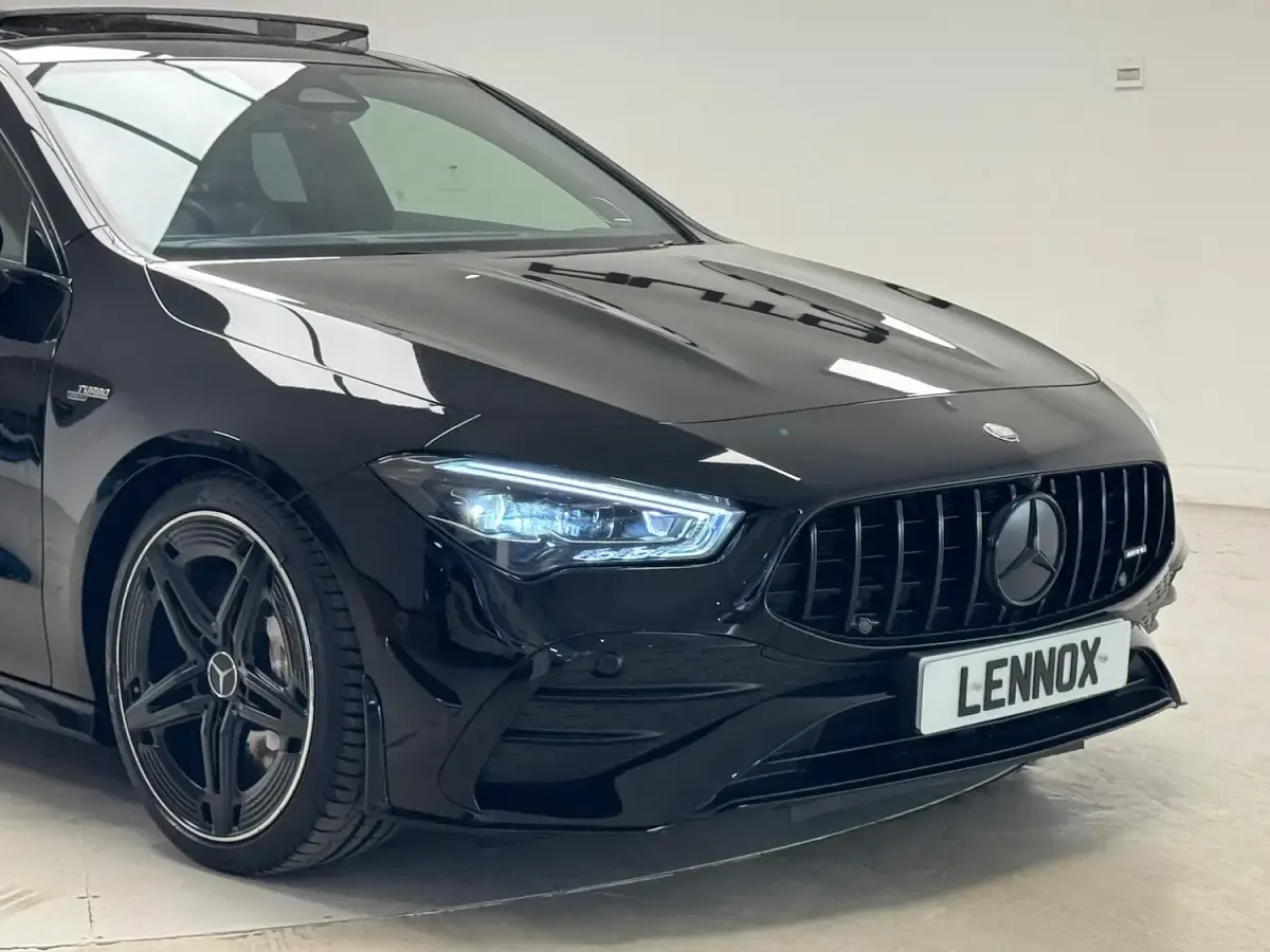 Used Mercedes CLA35 AMG Premium Plus 306 HP (225 kW) 2025 Black Coupe