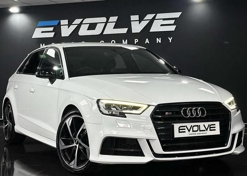 Begagnad Audi S3 Sportback Black Edition 2019 Vit Halvkombi