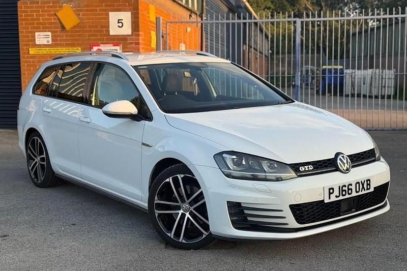 White Used 2016 VW Golf VII GTD Estate | £8,495 (Fair price) - Image 1/1
