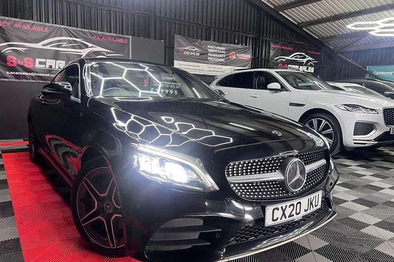 Black Used 2020 Mercedes C220 AMG Line Premium Coupe | £19,995 (Fair price) - Image 1/1
