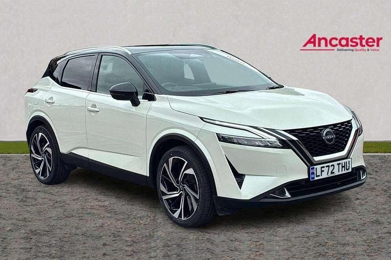 White Used 2022 Nissan Qashqai Tekna+ SUV | £25,475 (Expensive) - Image 1/4