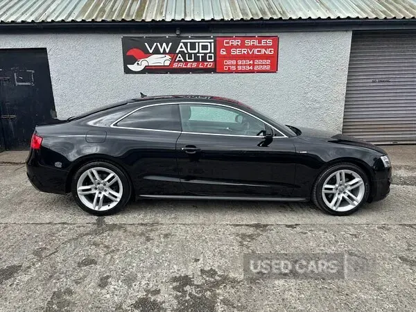 Used Audi A5 S-Line 190 HP (139 kW) 2016 Black Coupe