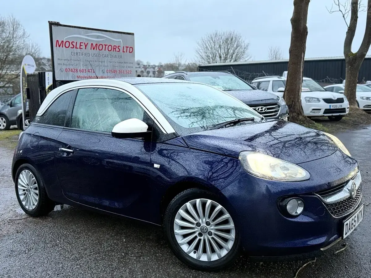 Used Vauxhall Adam Glam 2015 Blue Hatchback