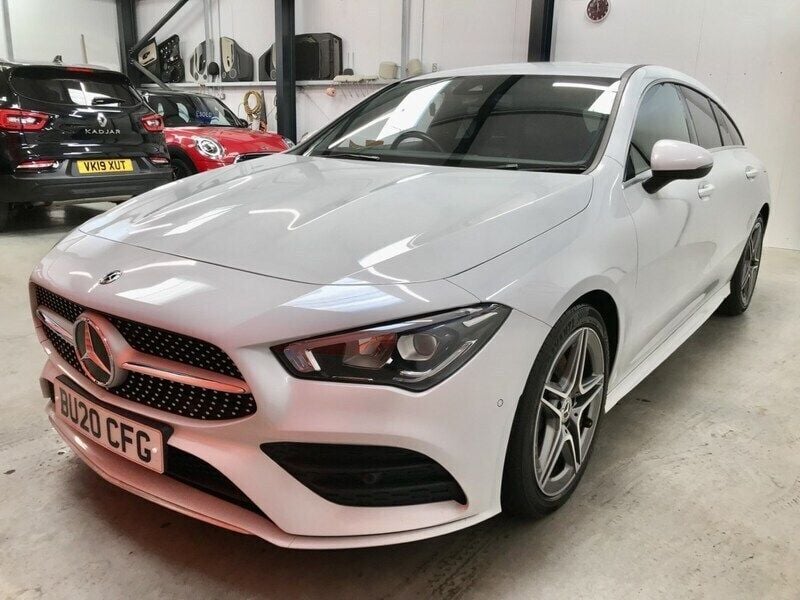 Used Mercedes CLA200 AMG line 2020 White Estate