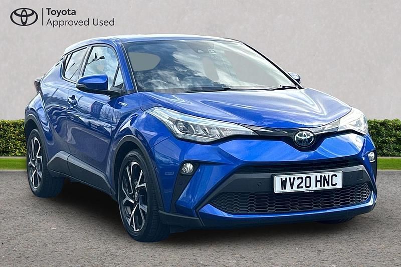 Used Toyota C-HR Design 122 HP (89 kW) 2020 Nebula blue SUV