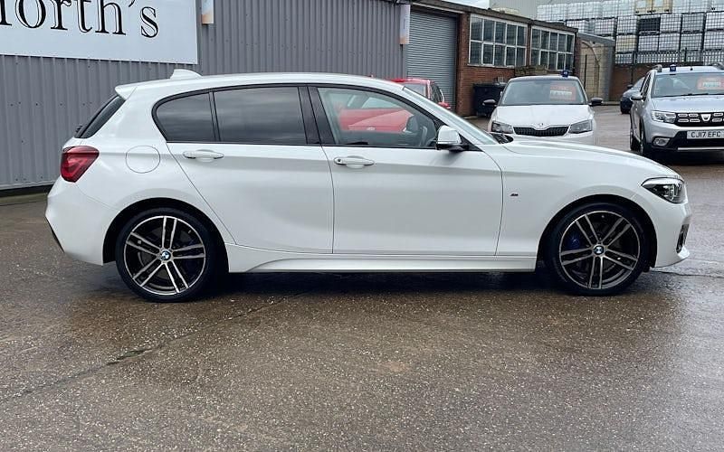 Używany BMW 118 Efficient Dynamics 136 KM (100 kW) 2018 Biały Hatchback