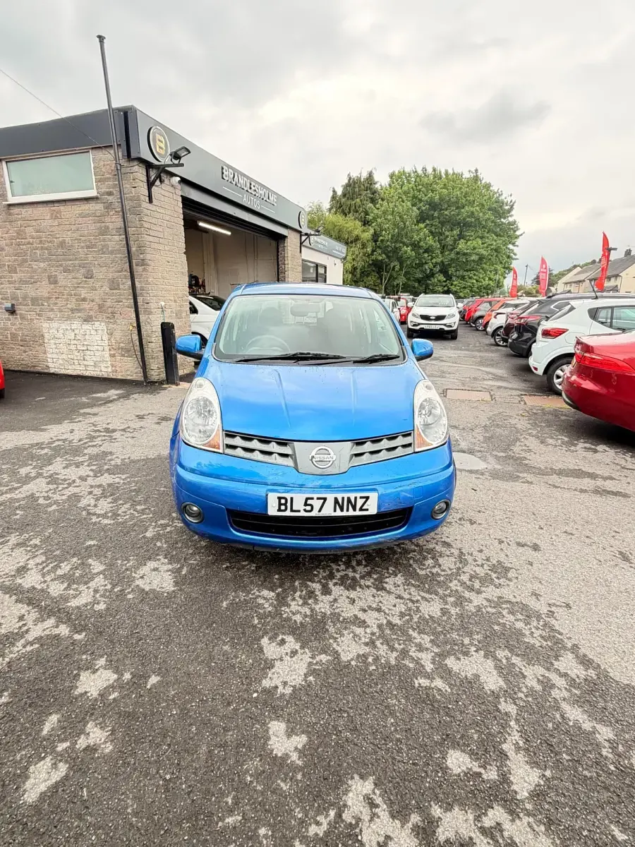 Begagnad Nissan Note Acenta 2007 Blå Halvkombi