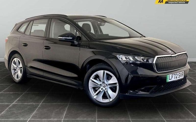 Black Used 2022 Skoda Enyaq iV ecoSuite SUV | £17,995 (Fair price) - Image 1/2