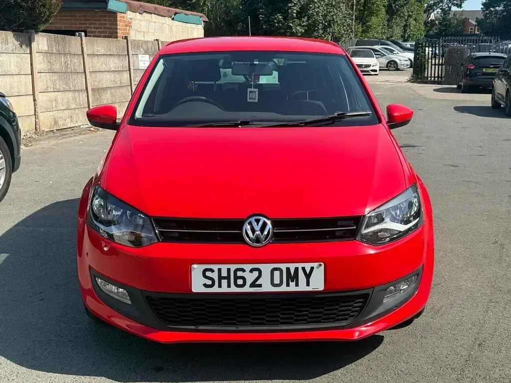 Used VW Polo Match 85 HP (62 kW) 2012 Red Hatchback