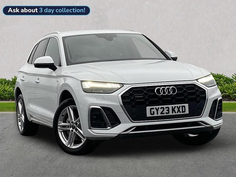 White Used 2023 Audi Q5 S-Line SUV | £32,469 (Fair price) - Image 1/4