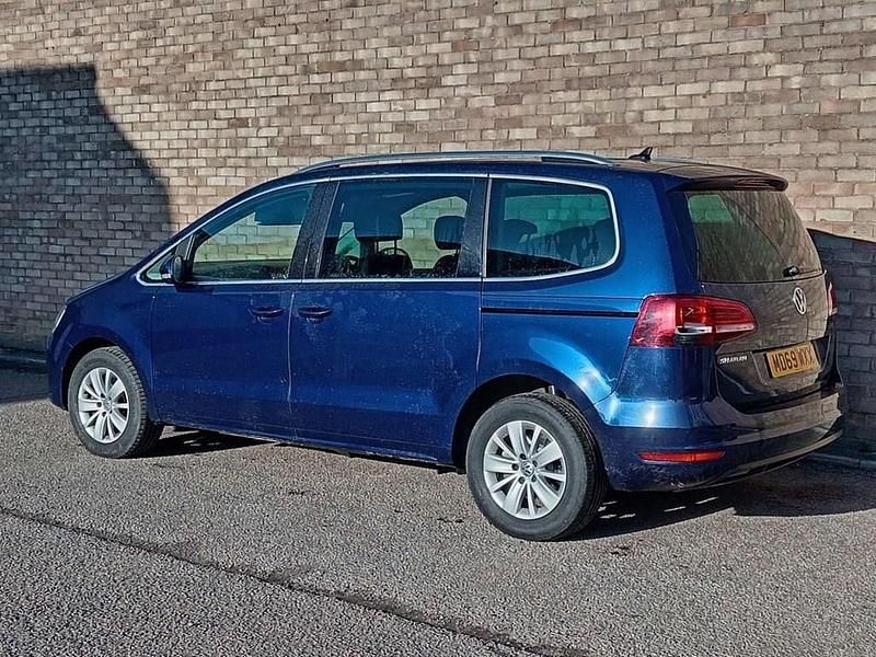 Used VW Sharan SE 150 HP (110 kW) 2020 Blue MPV