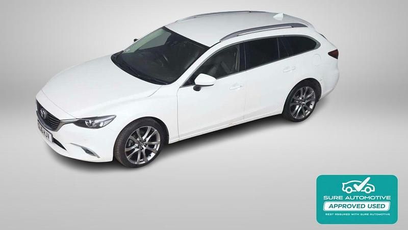 Begagnad Mazda 6 Inclusive 175 HK (128 kW) 2016 Vit Kombi