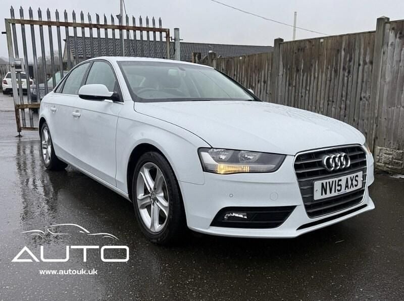 White Used 2015 Audi A4 Design Sedan | £6,595 (Fair price) - Image 1/4