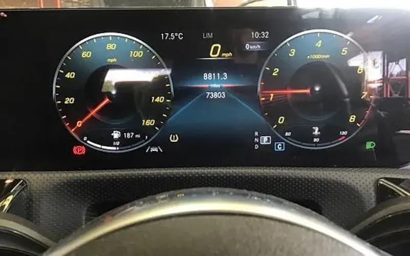 Used Mercedes CLA180 AMG line 136 HP (100 kW) 2022 Grey Coupe