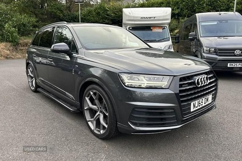 Grey Used 2019 Audi Q7 Black Edition SUV | £30,500 (Good price) - Image 1/1