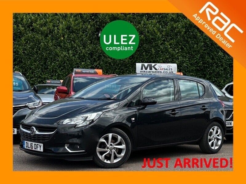 Carbon flash black Used 2016 Vauxhall Corsa SRi Hatchback | £5,795 (Fair price) - Image 1/3