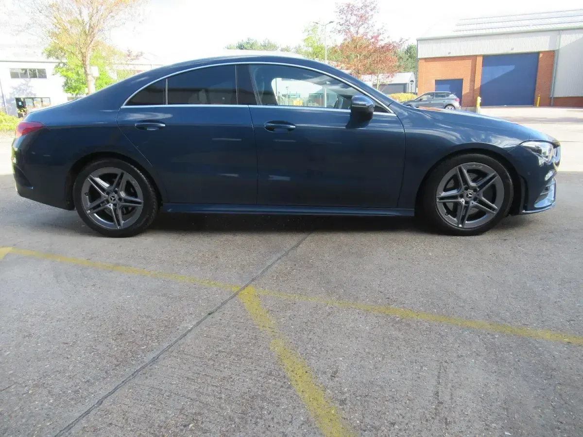 Used Mercedes CLA200 AMG line 2020 Blue Coupe