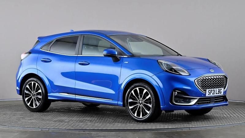 Blue Used 2021 Ford Puma ST-Line Hatchback | £16,298 (Fair price) - Image 1/4