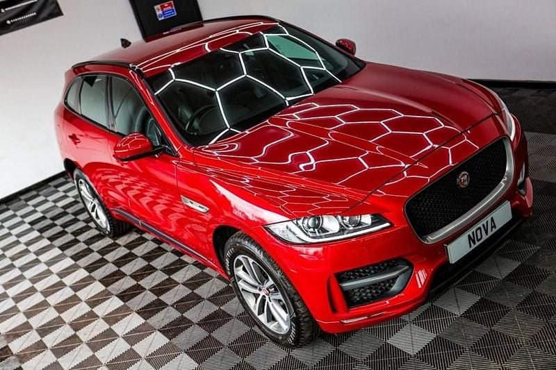 Used Jaguar F-Pace R-Sport 180 HP (132 kW) 2020 Red SUV