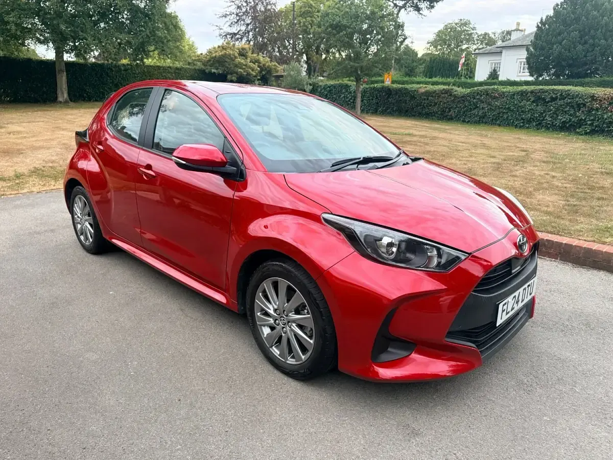 Used Toyota Yaris 91 HP (66 kW) 2024 Red Hatchback