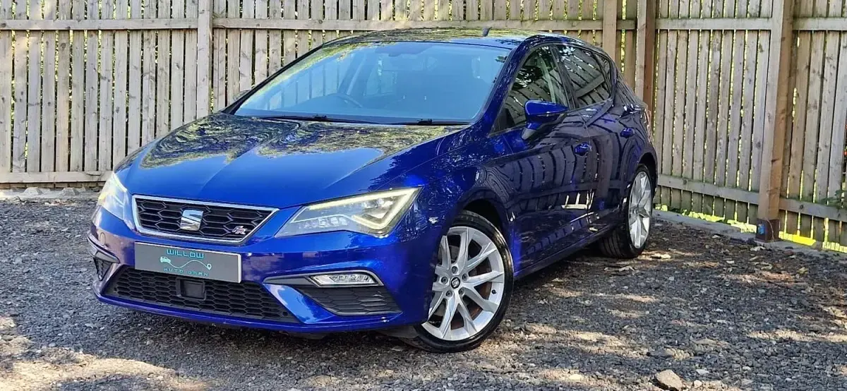 Used Seat Leon FR 184 HP (135 kW) 2017 Blue Hatchback