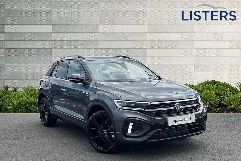 Indium grey with black roof New 2025 VW T-Roc Black Edition SUV | £33,873 (Expensive) - Image 1/4