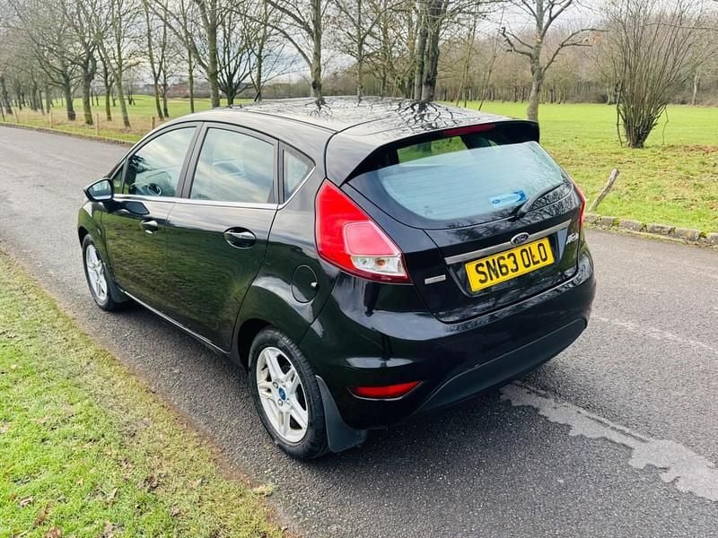 Used Ford Fiesta Zetec 2013 Black Hatchback