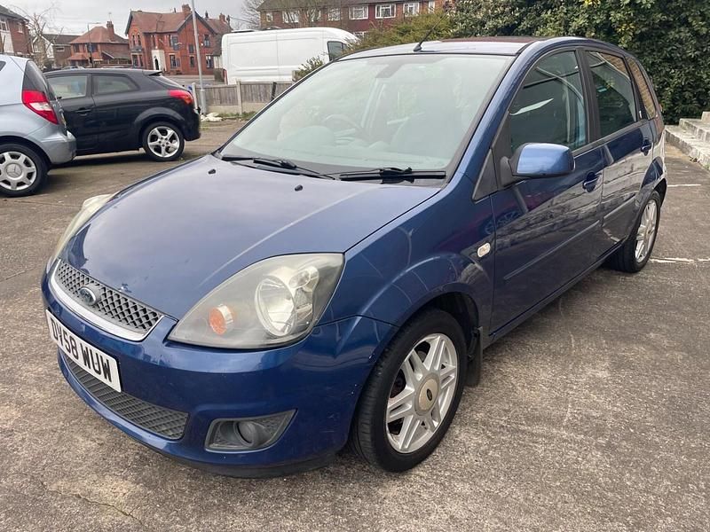 Used Ford Fiesta Ghia 2008 Blue Hatchback