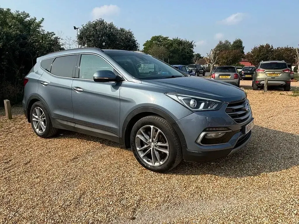 Used Hyundai Santa Fe Premium SE 200 HP (147 kW) 2017 Blue SUV