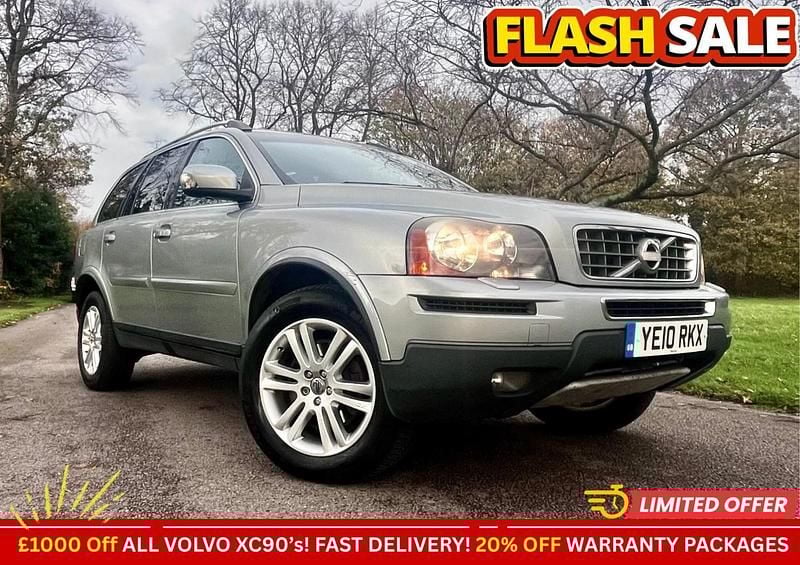 Silver Used 2010 Volvo XC90 SE SUV | £4,950 (A bit pricey) - Image 1/4