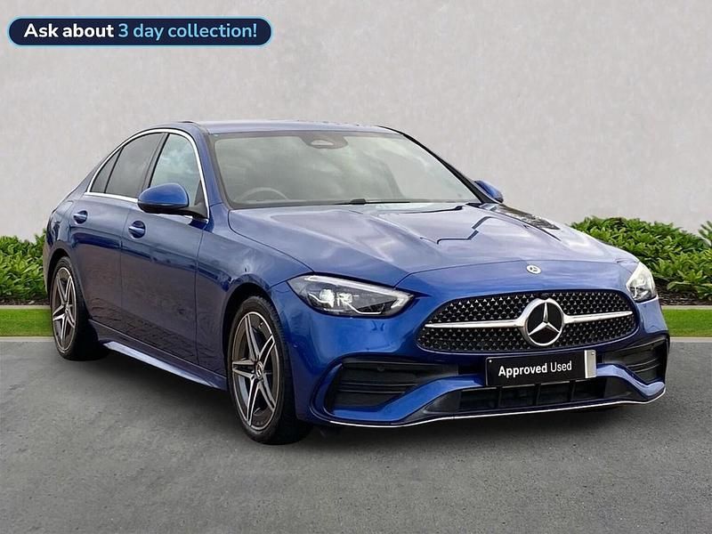 Blue Used 2024 Mercedes C200 AMG line Sedan | £30,800 - Image 1/4