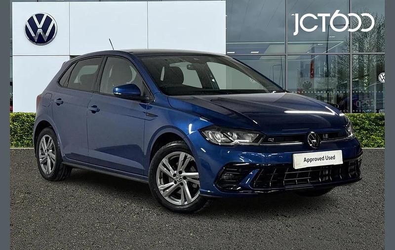 Used VW Polo R-line 113 HP (83 kW) 2025 Blue Hatchback