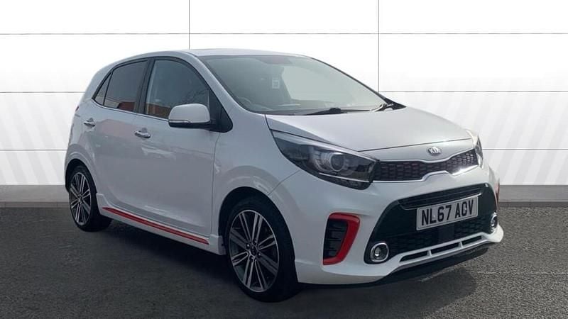 Used Kia Picanto GT-Line S 83 HP (61 kW) 2017 White Hatchback