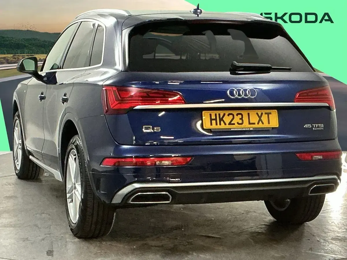 Used Audi Q5 S-Line 265 HP (194 kW) 2023 Blue SUV