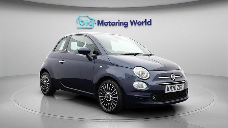 Used Fiat 500 Launch Edition 70 HP (51 kW) 2020 Blue Hatchback