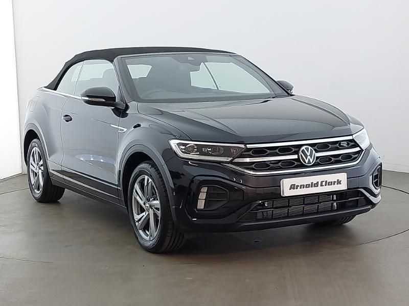 Black New 2024 VW T-Roc Cabriolet R-line Cabriolet | £36,995 (Fair price) - Image 1/4