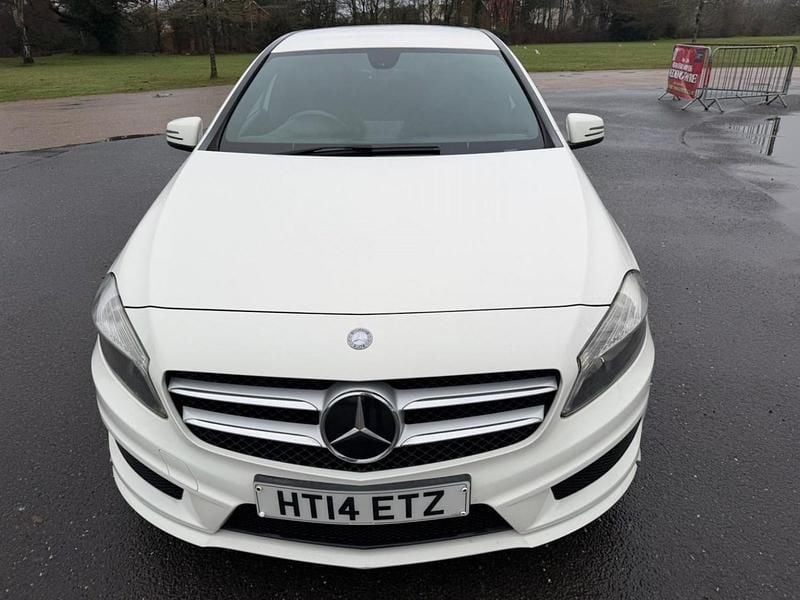 Used Mercedes A200 AMG 136 HP (100 kW) 2014 White Hatchback