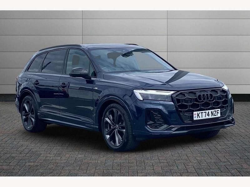 Waitomo blue Used 2025 Audi Q7 Black Edition SUV | £62,946 (Expensive) - Image 1/4