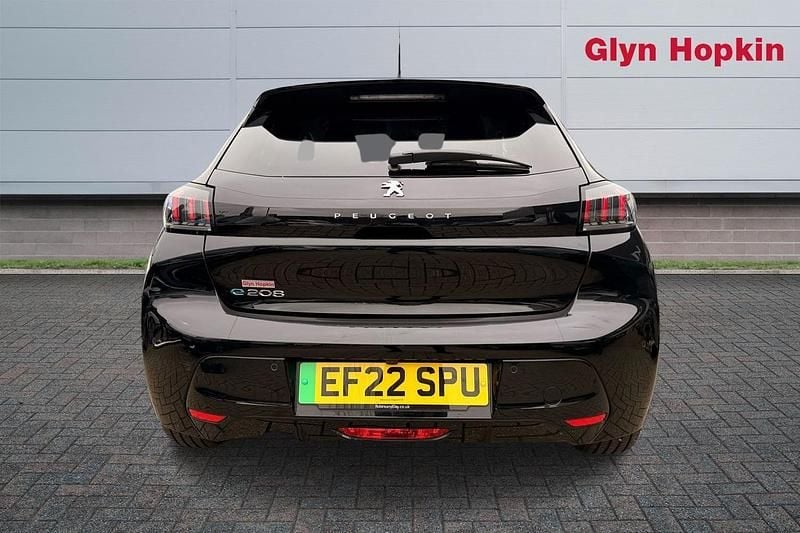 Used Peugeot e-208 Allure Premium 100 kW (136 HP) 2022 Black Hatchback
