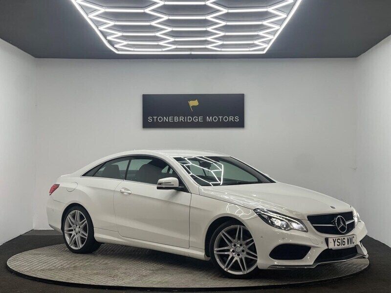 White Used 2016 Mercedes E220 AMG line Coupe | £9,999 (Super price) - Image 1/4
