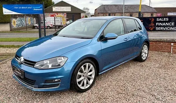 Used VW Golf VII GT 150 HP (110 kW) 2014 Blue Hatchback