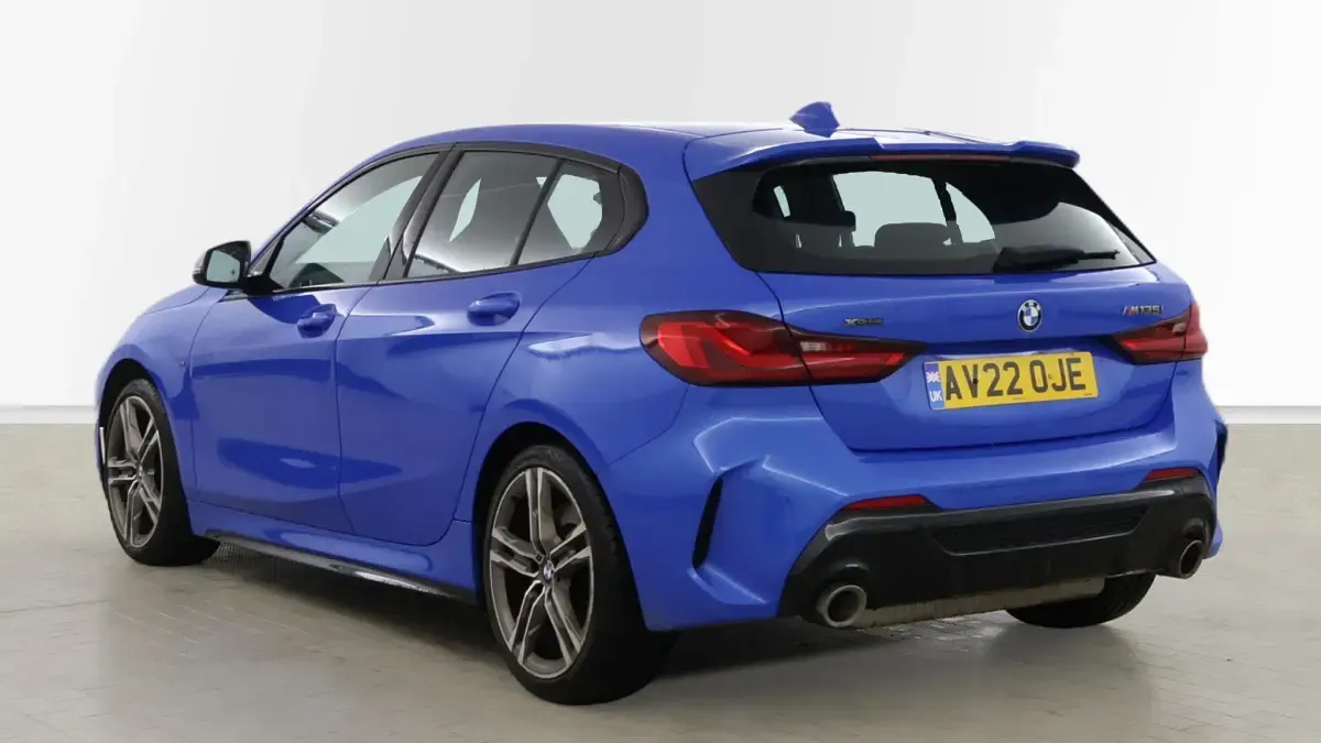 Used BMW M135 Shadowline 302 HP (222 kW) 2022 Blue Hatchback